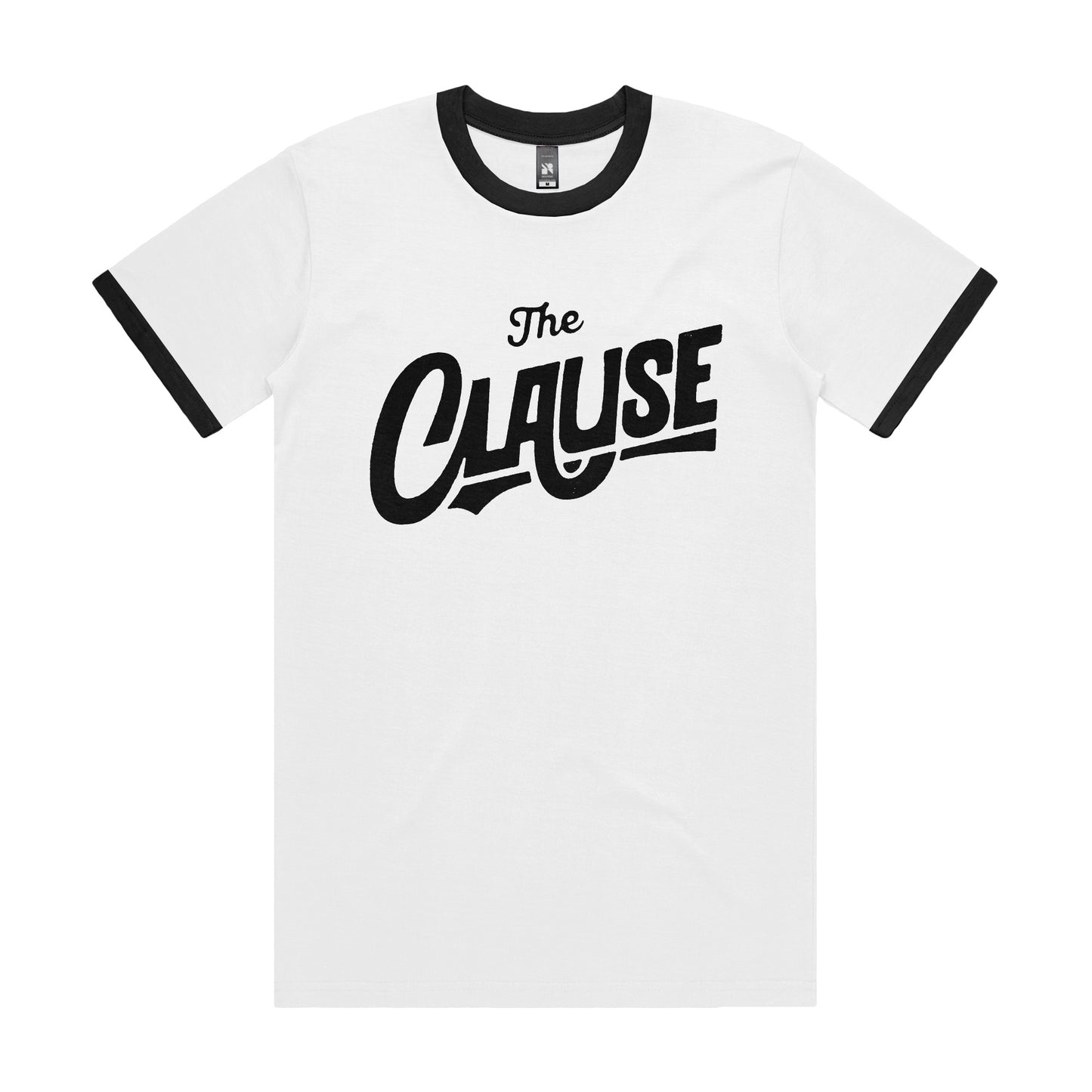 The Clause White Logo Ringer Tee