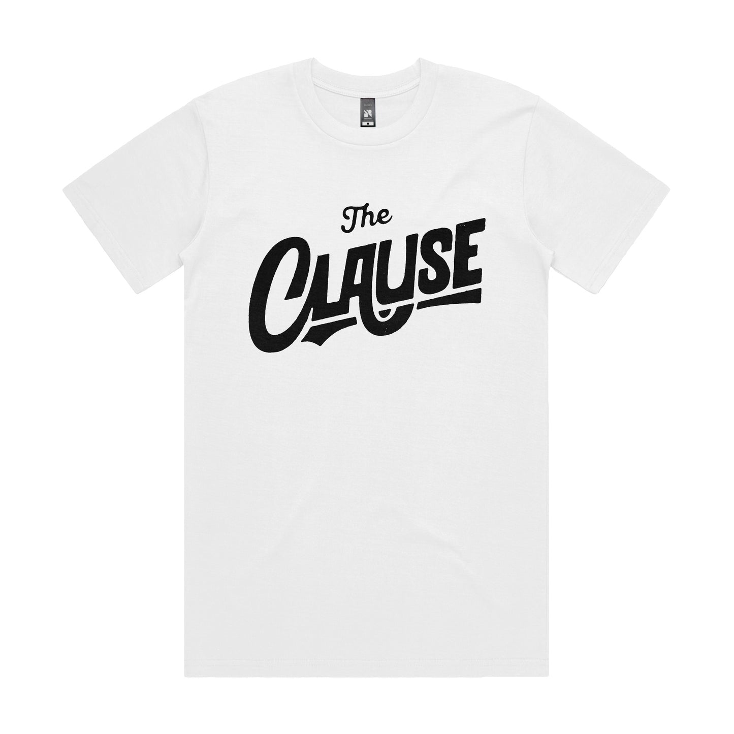 The Clause White Logo Tee
