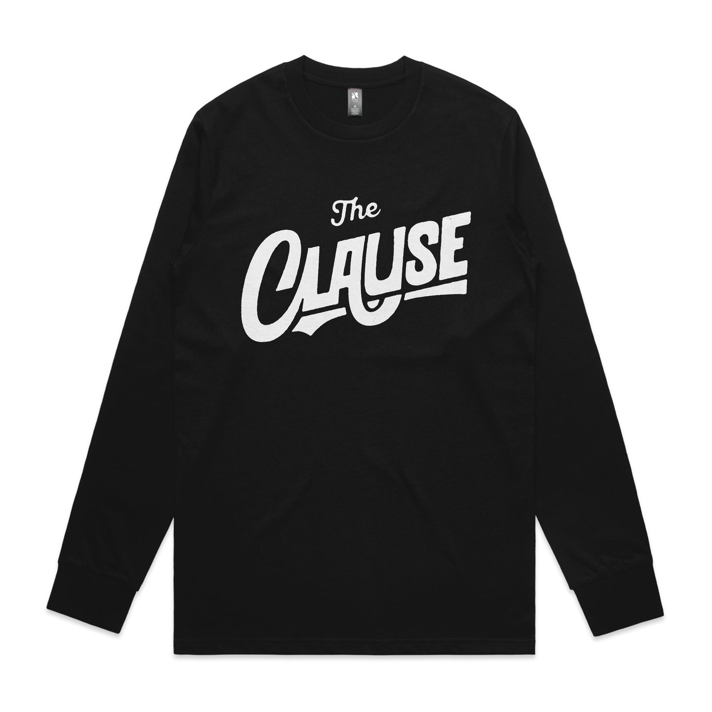 Long Sleeve Black Logo Tee